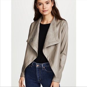 BB Dakota Vegan Leather Drape Jacket size small